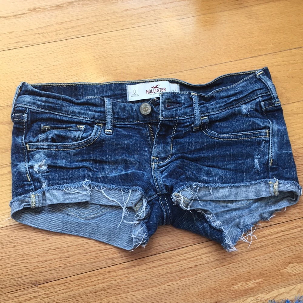 Hollister jean shorts